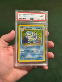 PSA 8 BLASTOISE HOLO! NM-MINT! 2023 Pokemon TCG Classic Deck #003/034 - Image 1