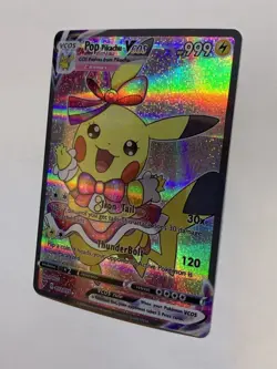 Pikachu Cosplay Pop Star Girl Pokemon Custom ACG Card Holo Foil Anime Cute Hot - Image 2