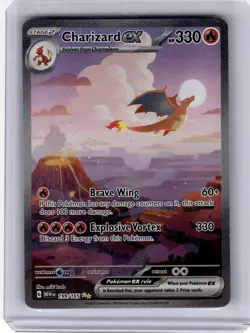 Charizard ex Special Illustration Rare NM 199/165 Scarlet & Violet 151 Pokemon - Image 1