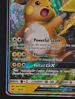 Pokemon: Shining Legends Sun & Moon - Raichu GX 29/73 - Image 3