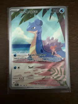 Pokemon Misty's Lapras Illustration Rare Holo 194/182 Sv10: Destined Rivals - Image 1