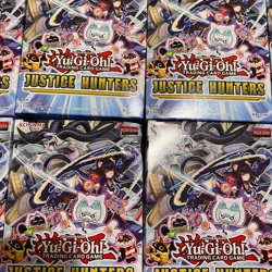 Lot of 8 Yu-Gi-Oh Justice Hunters 1st Edition Mini Boxes, New, Factory Sealed - Image 3