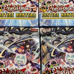 Lot of 8 Yu-Gi-Oh Justice Hunters 1st Edition Mini Boxes, New, Factory Sealed - Image 5