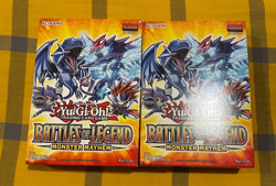 Lot of 2 Yu-Gi-Oh Battles Of Legend Monster Mayhem Tuck Boxes, New, Sealed - Image 1