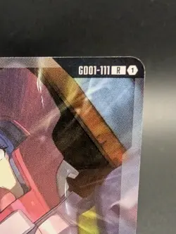 Battle of Aces GD01-111 Newtype Rising Gundam Card Game TCG - Rare NM Holo - Image 2