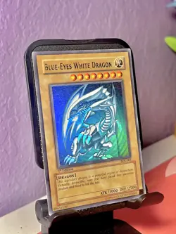 Blue Eyes White Dragon SDK 1st Edition Double Foil Line Misprint LP - Image 3