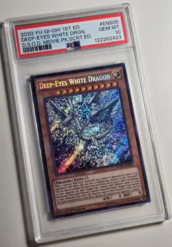 2020 YU-GI-OH! DARK SIDE OF DIMENSIONS Deep Eyes White Dragon MVP1-ENS05 PSA 10 - Image 2