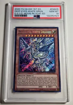 2020 YU-GI-OH! DARK SIDE OF DIMENSIONS Deep Eyes White Dragon MVP1-ENS05 PSA 10 - Image 4