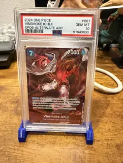 Vinsmoke Ichiji OP06-061 Alternative Art PSA 10 one piece - Image 1
