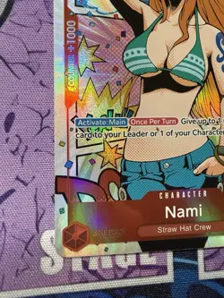 Nami Treasure Rare ST01-007 Alt Art One Piece: Wings of the Captain (Damaged) - Image 2