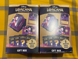 Lot of 2 Disney Lorcana Ravensburger Elsa Gift Boxes, New In Box, Factory Sealed - Image 1