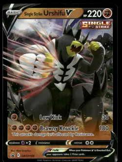 Pokemon Cards Single Strike Urshifu V SWSH106 SWSH Black Star Promo NM - Image 1