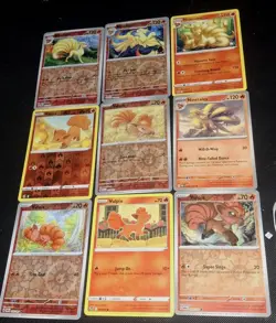 Ninetales & Vulpix Pokemon TCG Mixed 9 Card Lot - Image 2