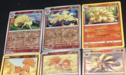 Ninetales & Vulpix Pokemon TCG Mixed 9 Card Lot - Image 3