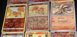 Ninetales & Vulpix Pokemon TCG Mixed 9 Card Lot - Image 4