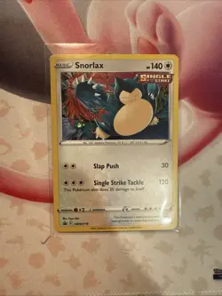 Pokemon TCG Snorlax SWSH119 SWSH: Sword & Shield Promo Cards Holo MINT/Near Mint - Image 1