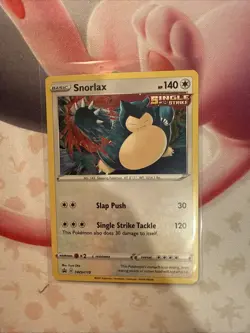 Pokemon TCG Snorlax SWSH119 SWSH: Sword & Shield Promo Cards Holo MINT/Near Mint - Image 2