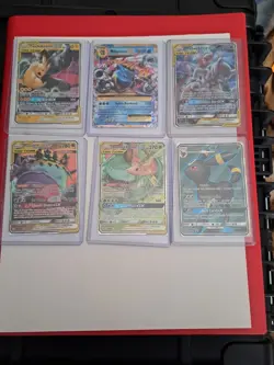 Pokemon Cards Lof Of 6 Mewtwo & Mew Tag Team, Pikachu & Zekrom Tag Team, Umbreon - Image 1