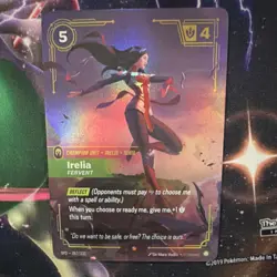 League of Legends Irelia Fervent Champion Unit Foil Card SFD 057/221 English - Image 1
