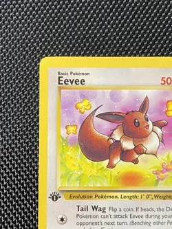 Eevee Jungle 51/64 1st Edition Common Pokemon Card LP/NM - Image 2