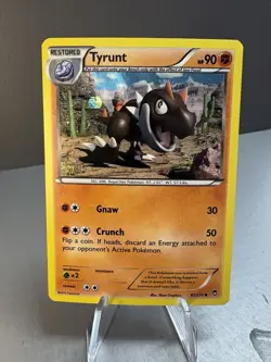 Pokemon Card Tyrunt Furious Fists Cosmo Holo Uncommon 61/111 Very Close To NM 🔥 - Image 1