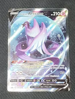 Pokemon TCG Chilling Reign Galarian Articuno v Alternate Full Art Card 170/198 - Image 1