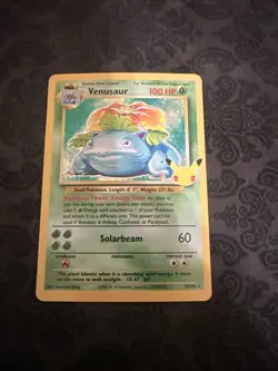Pokemon TCG Venusaur Holo Card 15/102 Classic Collection 2021 - Image 1