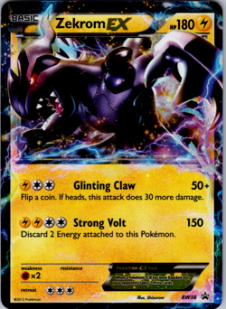 Zekrom EX - BW38 - Pokemon Black & White Promo Ultra Rare Card VLP - Image 1