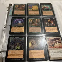 Magic The Gathering Collection Vintage Mtg Huge Binder - Image 2