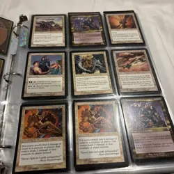 Magic The Gathering Collection Vintage Mtg Huge Binder - Image 3