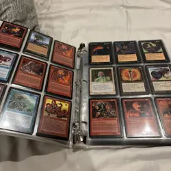 Magic The Gathering Collection Vintage Mtg Huge Binder - Image 5