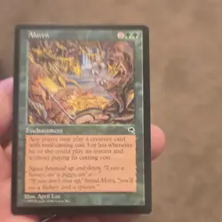 Aluren Magic 1997 Regular Green Enchantment Wizards 2GG April Lee English - Image 1