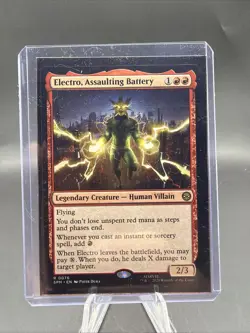 Electro, Assaulting Battery Marvel's Spider-Man Regular Magic The Gathering MTG - Image 1