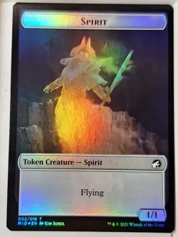 Zombie / Spirit - FOIL TOKEN - Magic the Gathering MTG Nice! - Image 2