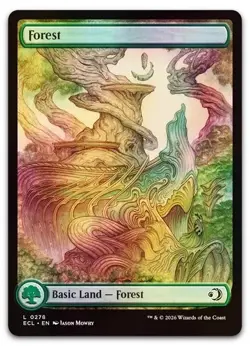 Forest (0278) Lorwyn Eclipsed Foil 278 MTG - Image 1