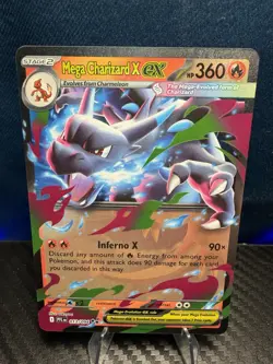 Mega Charizard X ex 013/094 Phantasmal Flames Double Rare Holo NM Pokemon TCG - Image 1