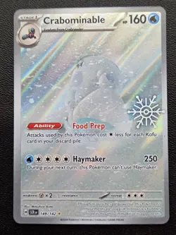 Pokemon TCG Crabominable - (Holiday Calendar) Illustration Rare Miscellaneous Ca - Image 1