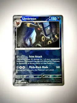 Umbreon 59/131 Poke Ball Holo Pokemon Prismatic Evolutions NM - Image 1