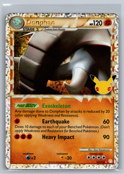 Donphan (Prime) Pokemon Celebrations Classic Collection 107/123 Ultra Rare NM - Image 1