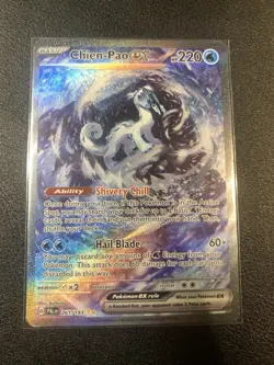 Pokemon TCG Paldea Evolved Chien-Pao EX 261/193 Special Illustration Rare NM - Image 1