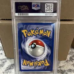 Pokemon 1999 Base Set Shadowless Pikachu Red Cheeks PSA 8 #58/102 English - Image 2
