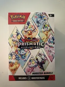 Pokemon TCG Prismatic Evolutions Booster Bundle; New Factory Sealed - Image 1
