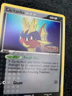 Pokemon TCG Carvanha EX Power Keepers 47/108 Reverse Holo STAMPED NM/Lp - Image 4