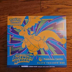 Pokemon Center Ascended Heroes ETB Elite Trainer Box Sealed Fast Shipping - Image 1