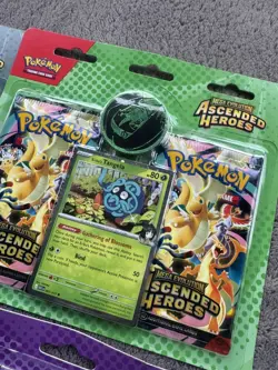 4 X Pokemon Ascended Heroes Tech Sticker & Blister Pack 1 x 30th Anniv bundle - Image 2