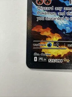 2025 Pokemon Mega Charizard X ex #125/094 Me02: Phantasmal Flames Holo NM+ - Image 5