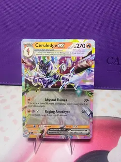 Pokemon TCG Ceruledge EX 036/191 Surging Sparks Double Rare - Image 1