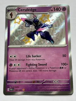 Ceruledge 162 / 091 Pokemon SV Paldean Fates 2024 Near Mint Baby Shiny Rare - Image 4