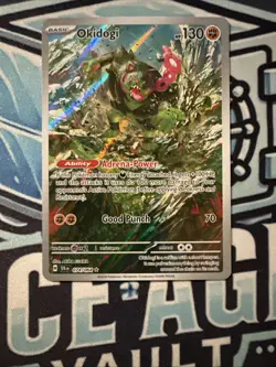 Okidogi 074/064 Pokemon Shrouded Fable Illustration Rare NM Foil - Image 1