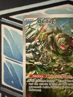 Okidogi 074/064 Pokemon Shrouded Fable Illustration Rare NM Foil - Image 2